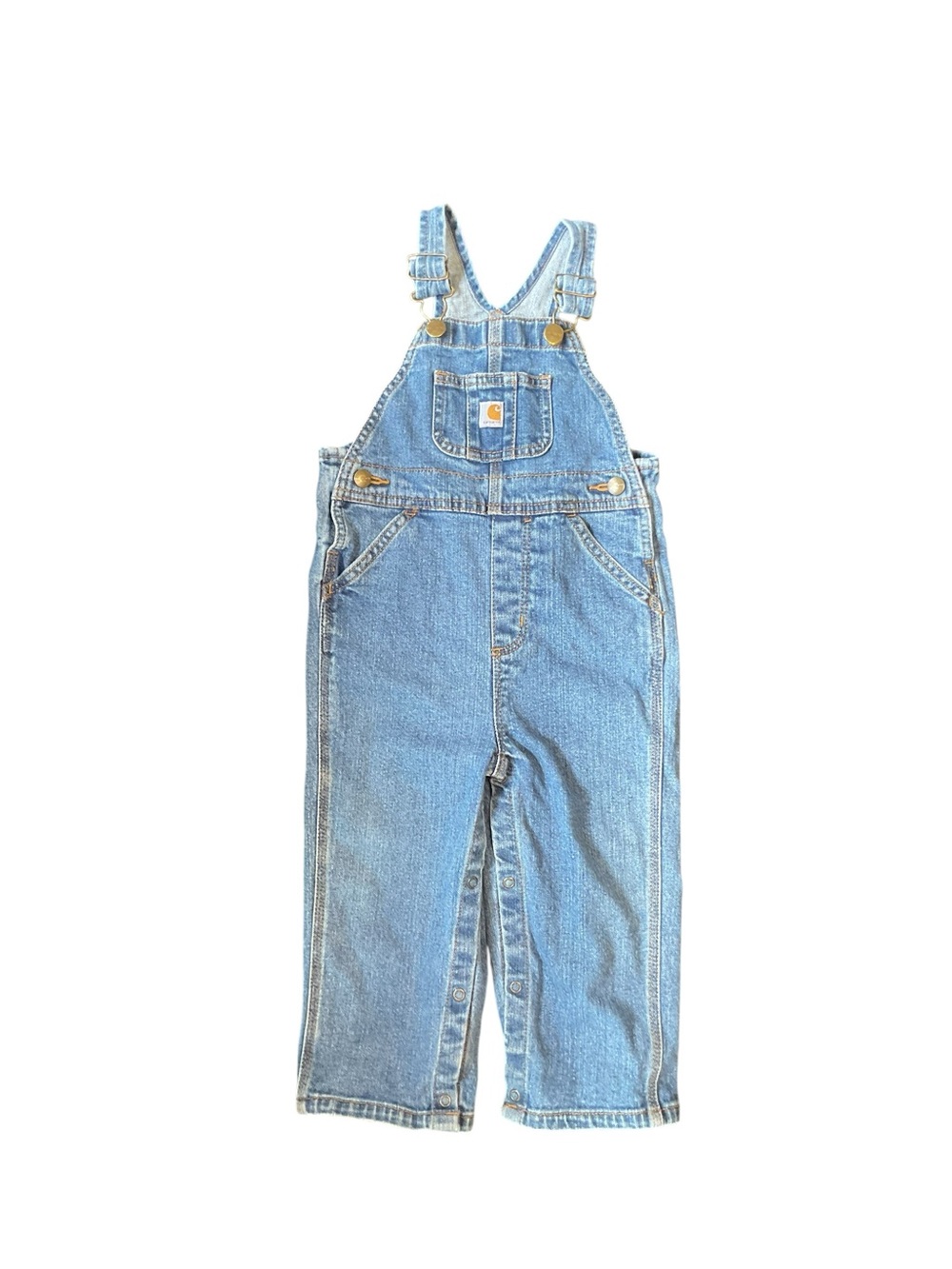 Carhartt Light Blue Kids Denim Overalls